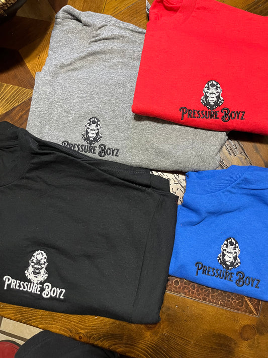 Pressureboyz embroidery T-shirts